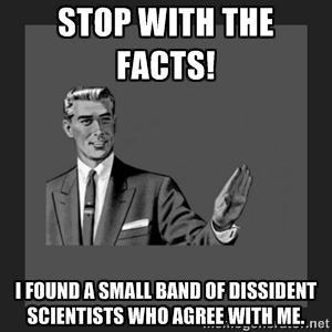 stop with the facts
