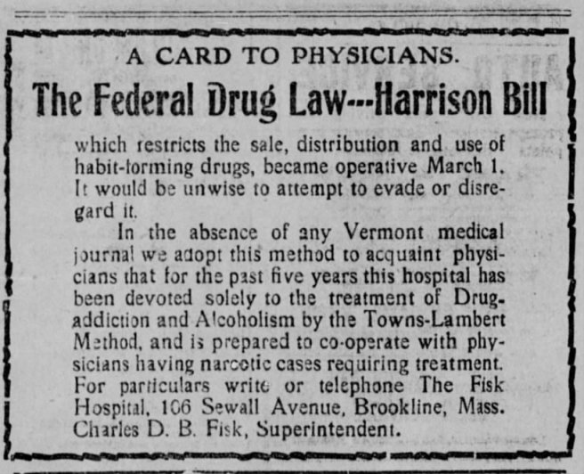 Warning to Physicians